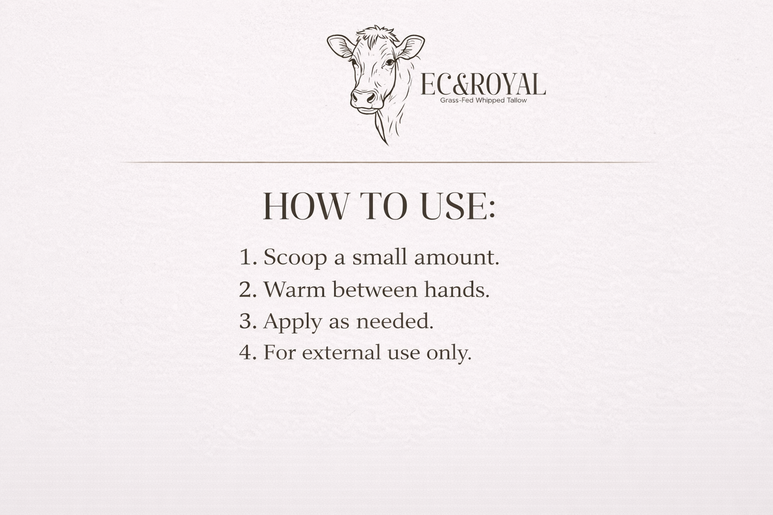 EC&ROYAL Vanilla Honey Tallow